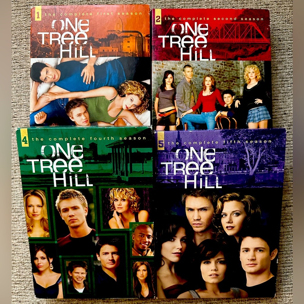 One Tree Hill DVD Bundle Season 1,2,4,& 5 all for $30.00